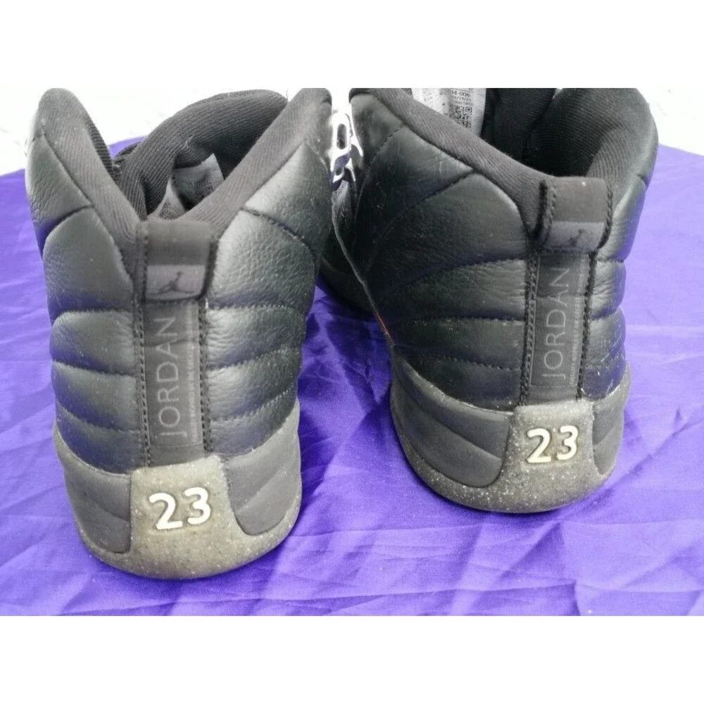 Youth Nike Air Jordan Retro 12 Utility Black Sneakers Size 6.5Y Style DM5204 006